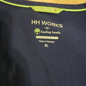 HH Works Navy Scrub Top